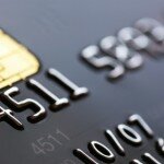 Credit card background, shallow DOF