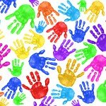 child handprints