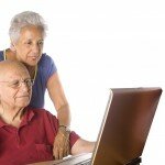 older couple on computer